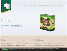 Tablet Screenshot of obalprint.cz